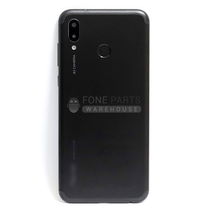 For P Smart 2021 Battery Back Cover Camera Lens [Midnight Black]