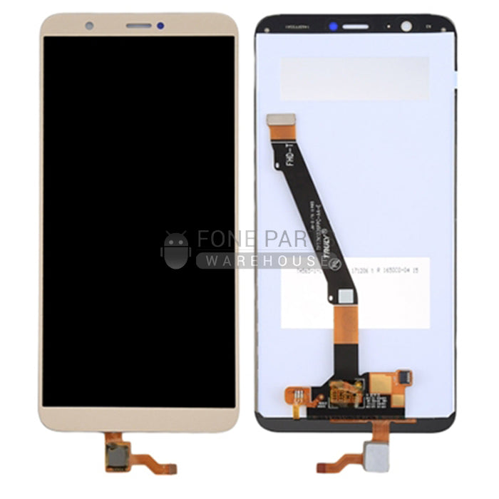 For P Smart (2018) Lcd Screen with Touch Digitizer in [Gold]