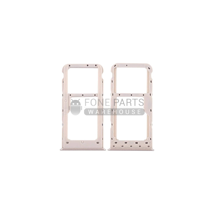 For P Smart (2018) Replacement Sim Card Tray Holder [Gold]