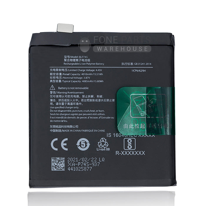 For OnePlus 7T Pro Replacement Battery [ Assemble With Original Ic]