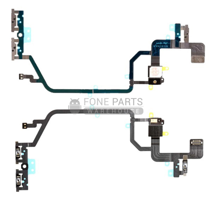 For IPhone XR Power Button & Volume Flex Cable (White)