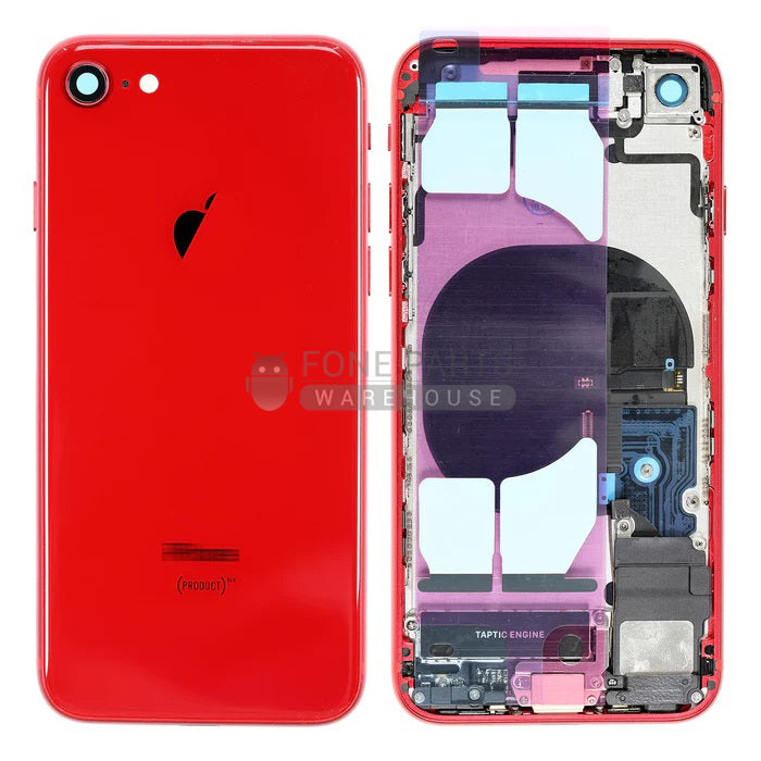 For IPhone 8 Genuine Housing in With Parts [Red] [Grade A Condition Taken From 14 Days Used Phone]