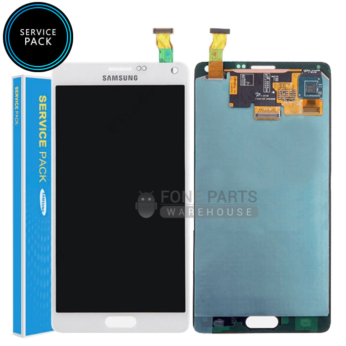 Galaxy Note 4 LCD Screen With Touch Digitizer Assembly (Genuine Service Pack) [White]