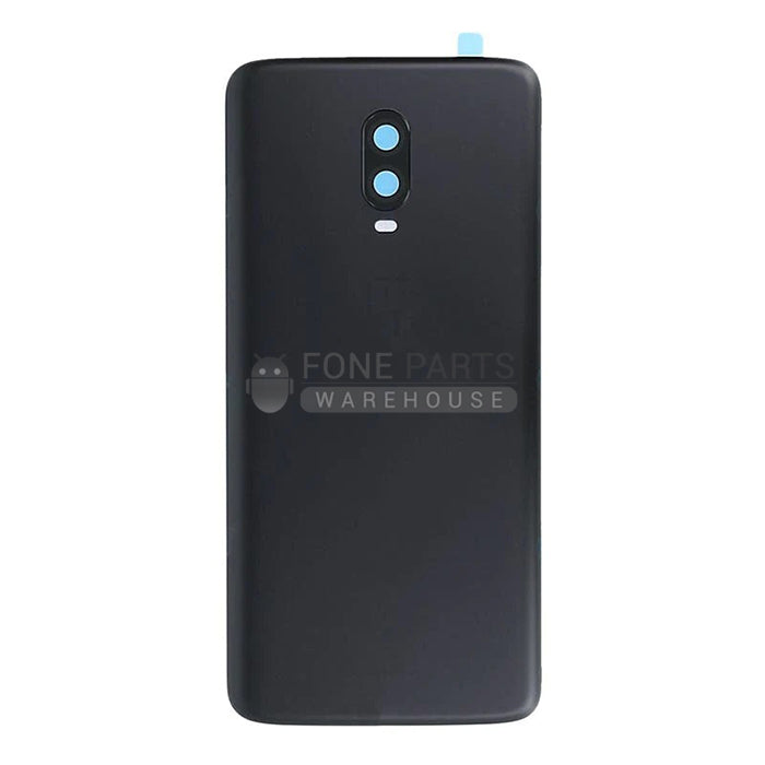 For Oneplus 6T Replacement Battery Back Cover [Mirror Black]