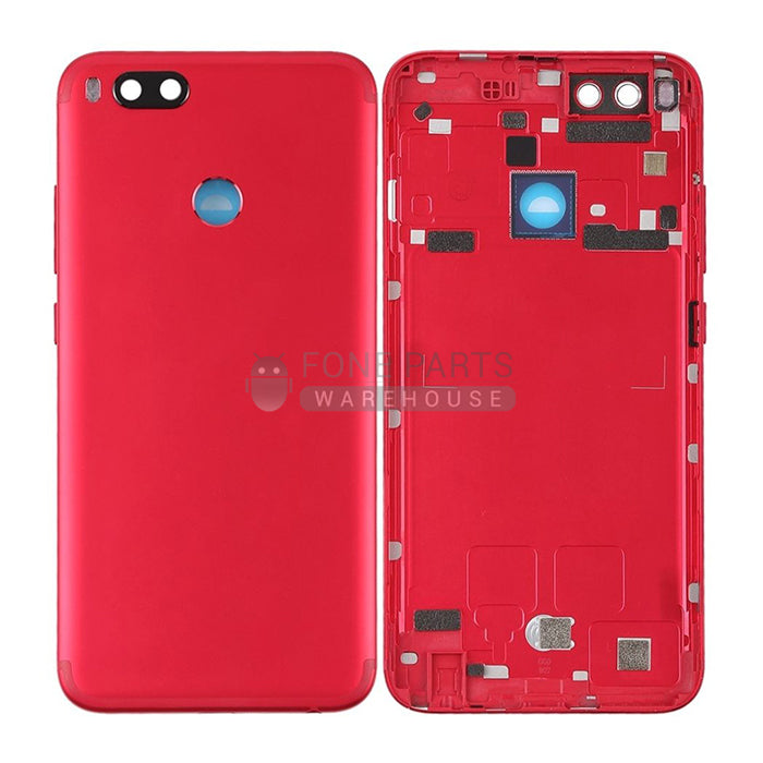 For Redmi 5X (MI A1) Replacement Battery Back Cover in [Red]