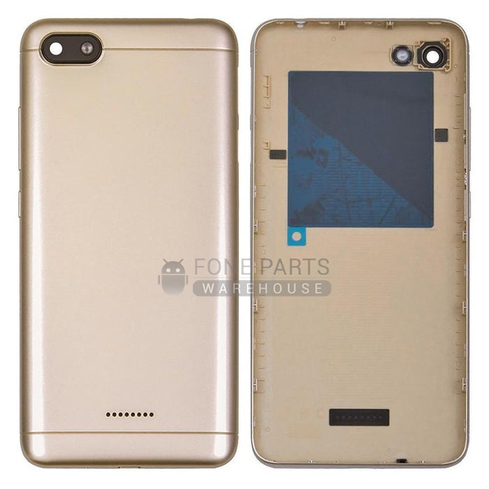 For Redmi 6A Replacement Battery Back Cover in [Gold]