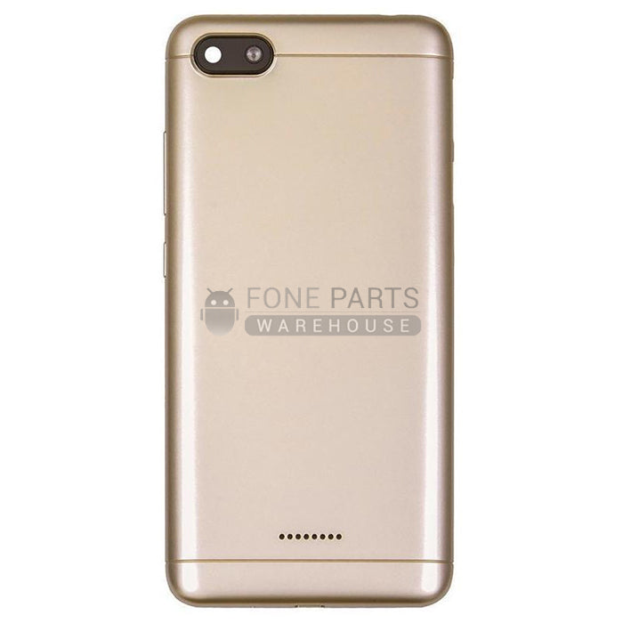 For Redmi 6A Replacement Battery Back Cover in [Gold]