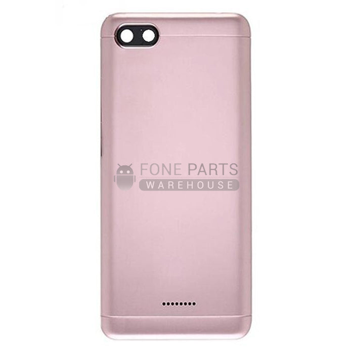 For Redmi 6A Replacement Battery Back Cover in [Rose Gold]