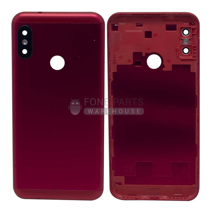 For Redmi 6 Pro (A2 Lite) Replacement Battery Back Cover in [Red]