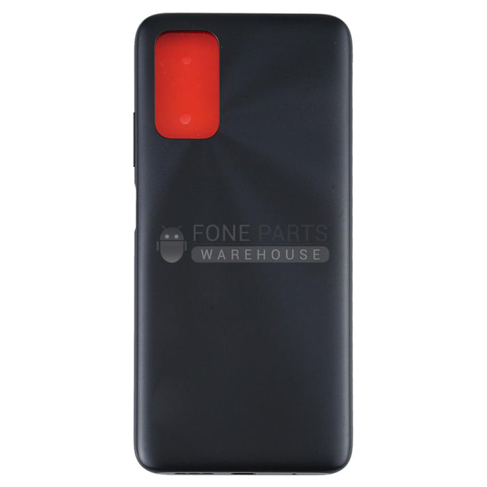 For Redmi 9T Replacement Battery Back Cover in [Carbon black]