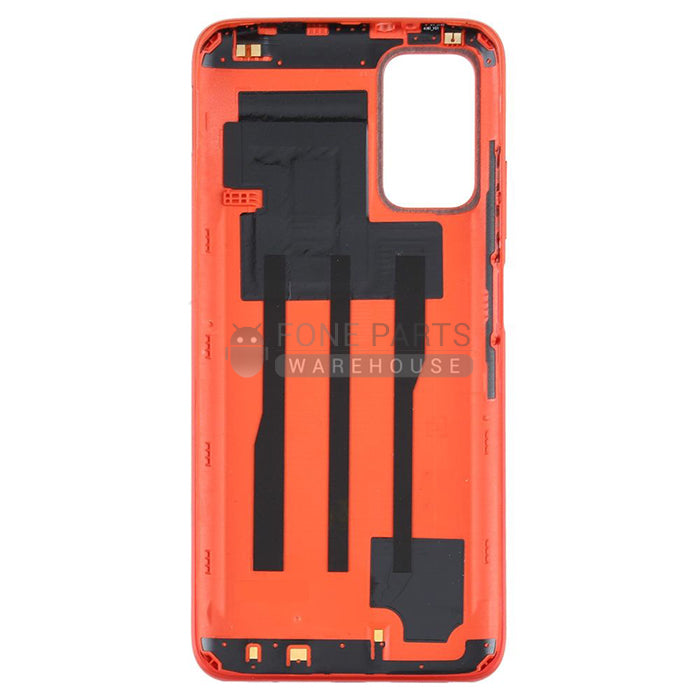 For Redmi 9T Replacement Battery Back Cover in [ Red flame]