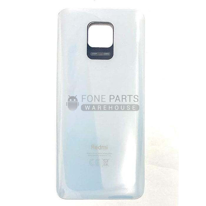 For Redmi Note 9 Pro Replacement Battery Back Cover in [Glacier White]