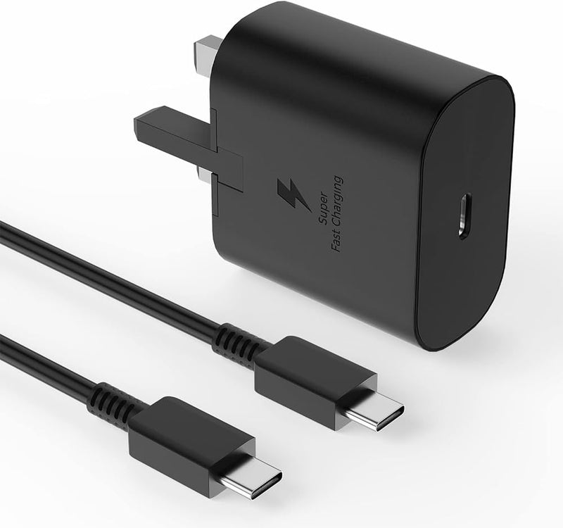 SAM 25w Type-c full charger kit (Plug + Cable) (Retail Pack)