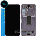 Galaxy S23 5G (SM-S911) LCD Screen With Touch Digitizer and Frame (Genuine Service Pack) [Lavender]