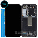 Galaxy S23 5G (SM-S911) LCD Screen With Touch Digitizer and Frame (Genuine Service Pack) [Phantom Black]