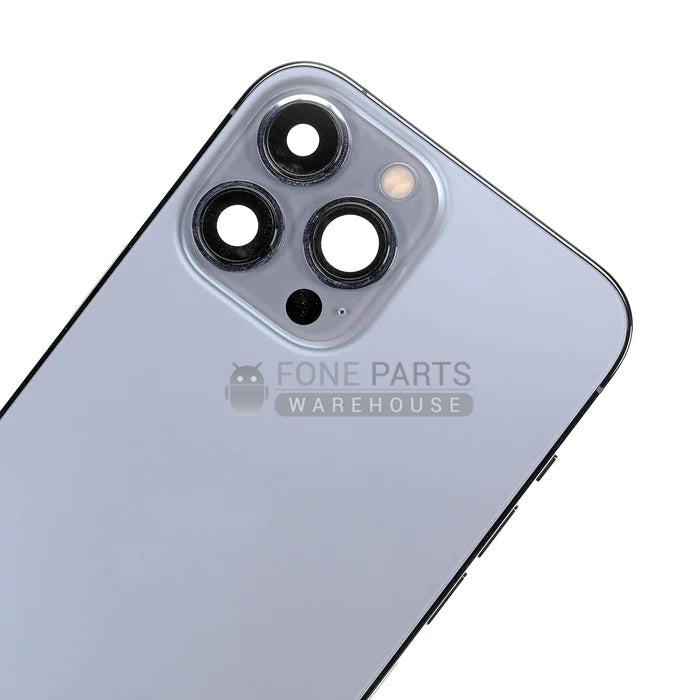 For IPhone 13 Pro Max Genuine Housing With Parts in [Sierra Blue] (Grade A Condition Taken From 14 Days Used Phone)