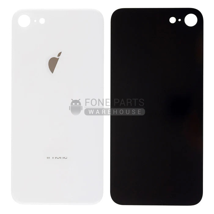 For IPhone 8 Replacement Rear Cover Glass [White]