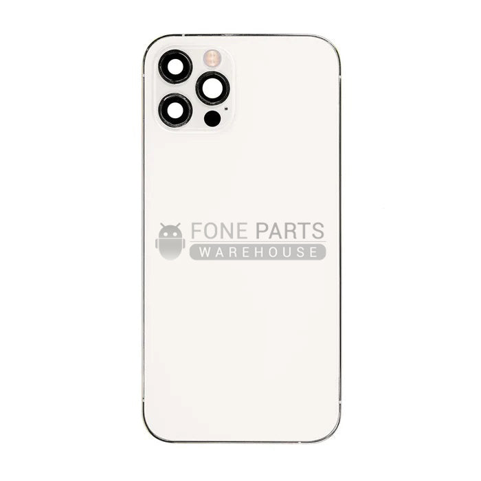 For IPhone 12 Pro Genuine Housing With Parts in [Silver] (Grade A Condition Taken From 14 Days Used Phone)