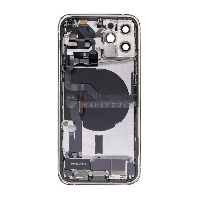 For IPhone 12 Pro Genuine Housing With Parts in [Silver] (Grade A Condition Taken From 14 Days Used Phone)