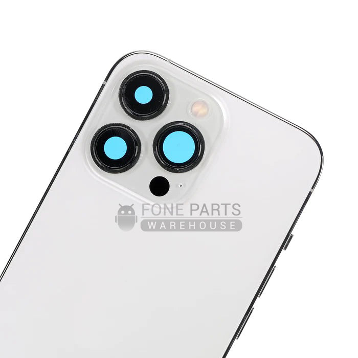 For IPhone 13 Pro Genuine Housing With Parts in [Silver] (Grade A Condition Taken From 14 Days Used Phone)