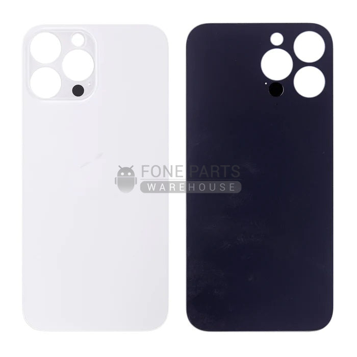 For IPhone 13 Pro Max Replacement Rear Cover Glass [Silver]