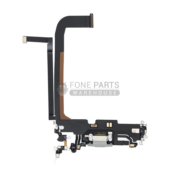 For IPhone 13 Pro Max Genuine Charging Port Flex Cable[Silver]