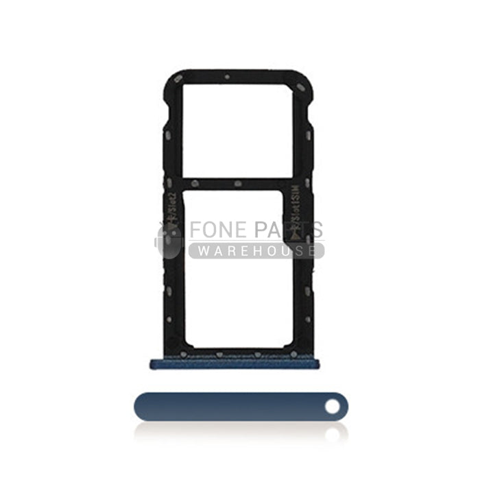 For Huawei mate 10 Lite / Nova 2i Replacement Sim Card Holder Tray [Blue]