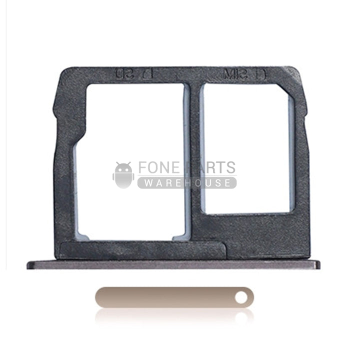 For Motorola G5s Plus Replacement Sim and SD Card Tray [Gold]