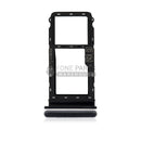 For Motorola G8 Power Replacement Sim Card Slot Tray [Smoke Black]