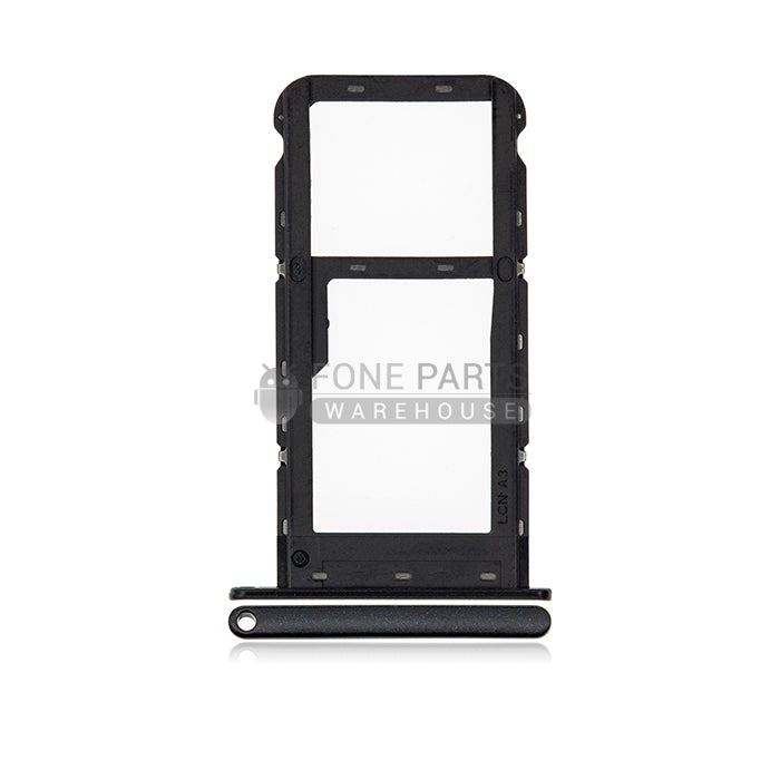 For Motorola G7 Play Replacement Sim Card Tray [Starry Black]