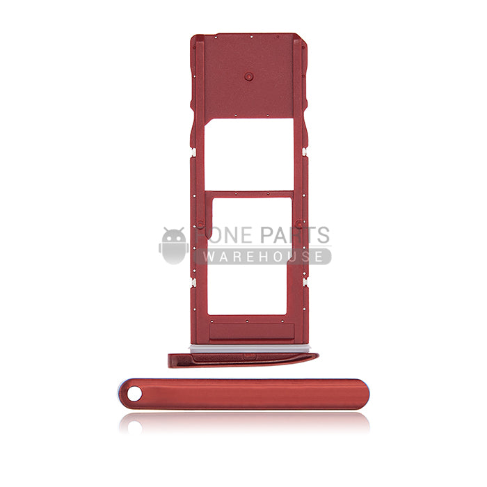 For Motorola G7 / G7 Plus Replacement Sim Card Tray [Viva Red]