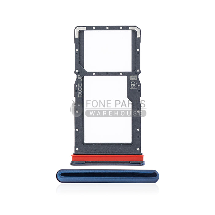 For Motorola G8 Power Replacement Sim Card Slot Tray [Capri Blue]