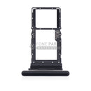 For Motorola G8 Power Replacement Sim Card Slot Tray [Smoke Black]