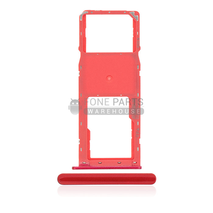 For Galaxy A10s (A107) Replacement Sim Tray [Red ]