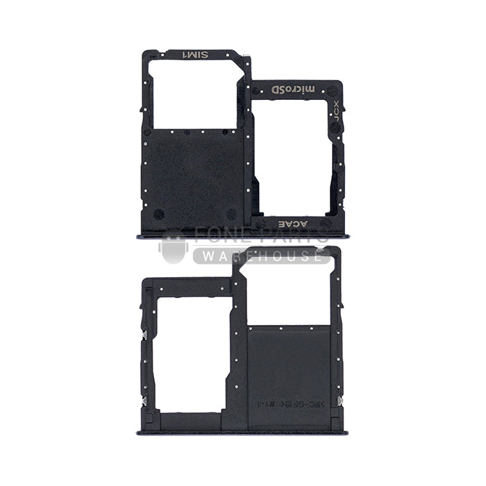 For Galaxy A31 (A315) Replacement Sim Tray [ Prism Crush Black]