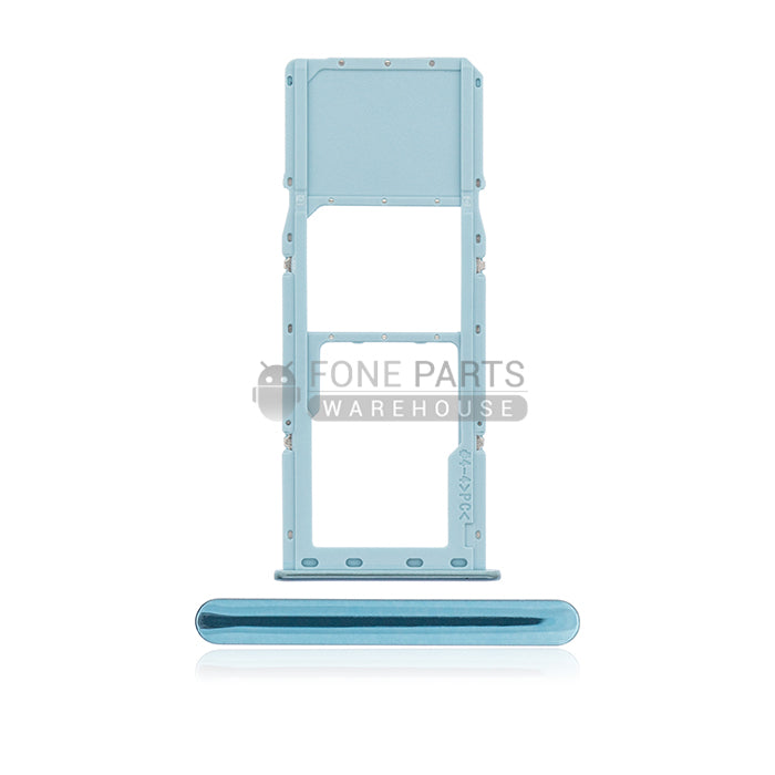 For Galaxy A51 (A515) / A71 (A715) Replacement Sim Tray [Prism Crush Blue]