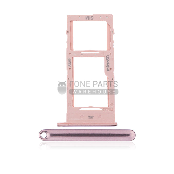 For Galaxy A51-5G (SM-A516) Replacement Sim Tray [Prism Pink]