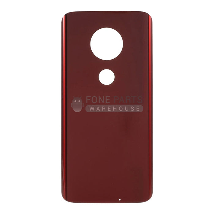 For Motorola G7 Plus Replacement Back Cover [Viva Red]