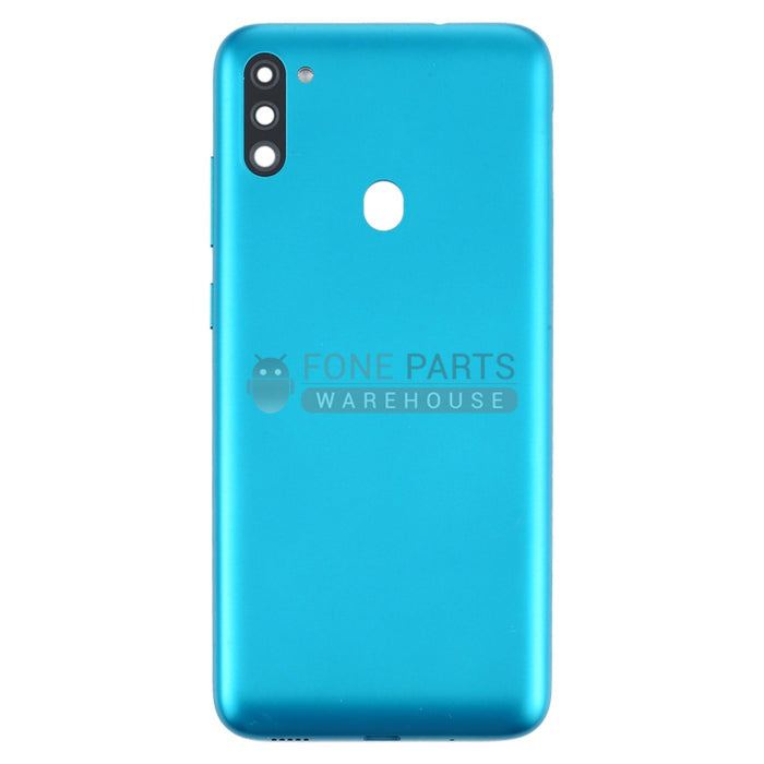 For Galaxy M11 (SM-M115) Replacement Battery Back Cover [Metallic Blue]