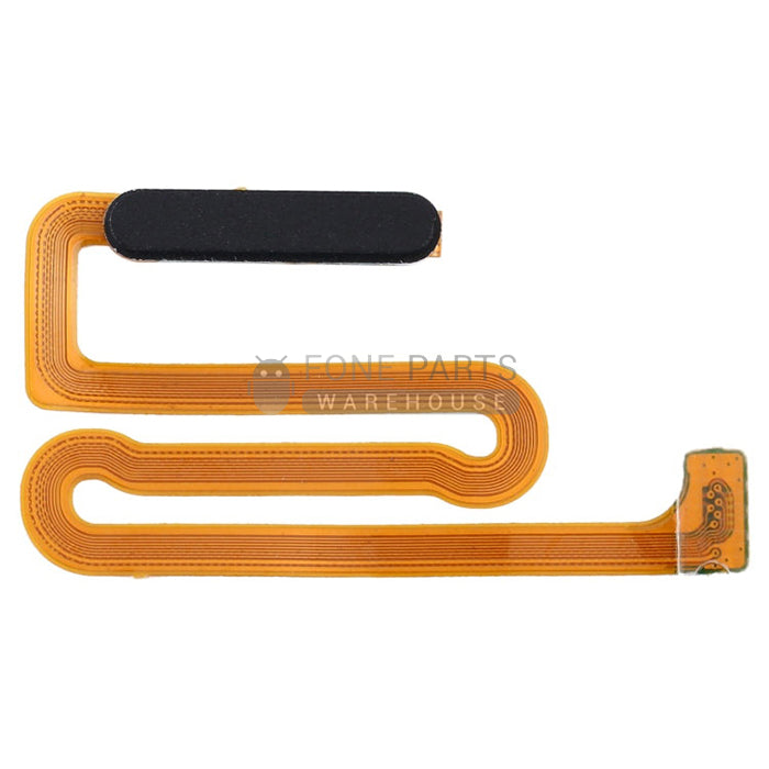 For A12 Nacho (SM-A127)Fingerprint Sensor Flex Cable With Touch ID [Black]