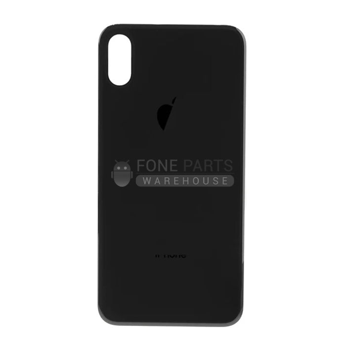 For IPhone X Replacement Rear Cover Glass [Black]