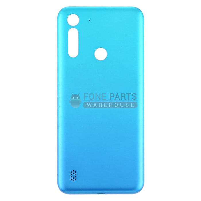 For Motorola G8 Power Lite Replacement Battery Back Cover in [Arctic Blue]