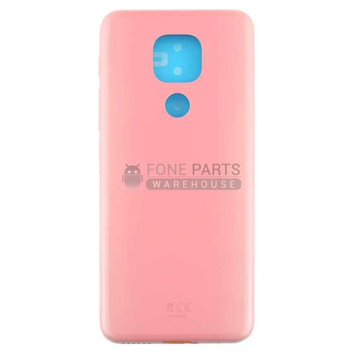 For Motorola G9 Play Replacement Battery Back Cover in [Spring Pink]