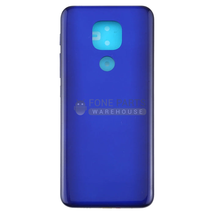 For Motorola G9 Play Replacement Battery Back Cover in [Sapphire Blue]