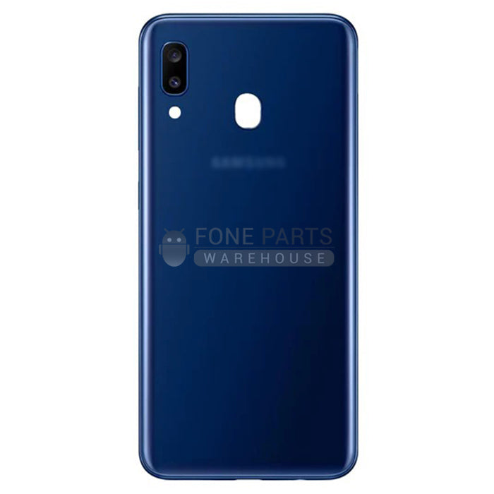 For Galaxy A20 (A205) Replacement Battery Back Cover House [Deep Blue]