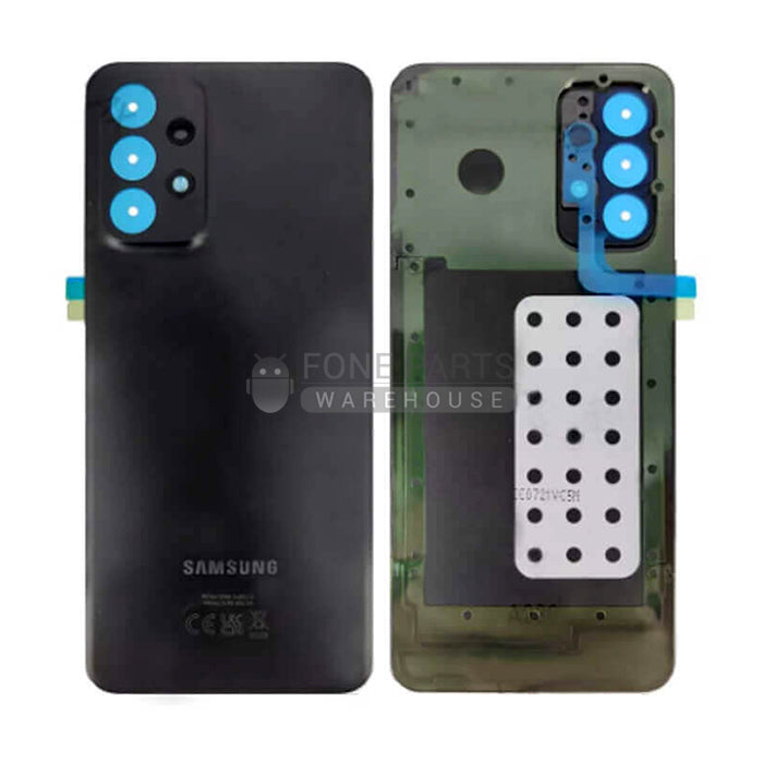 For Galaxy A23 4G (SM-A235) Replacement Battery Back Cover [Black]