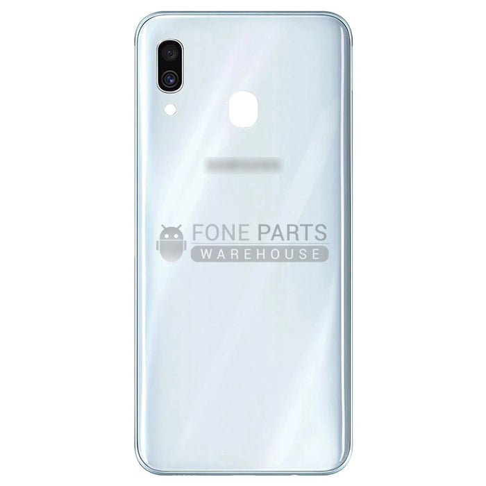 For Galaxy A30 (A305) Replacement Battery Back Cover [White]