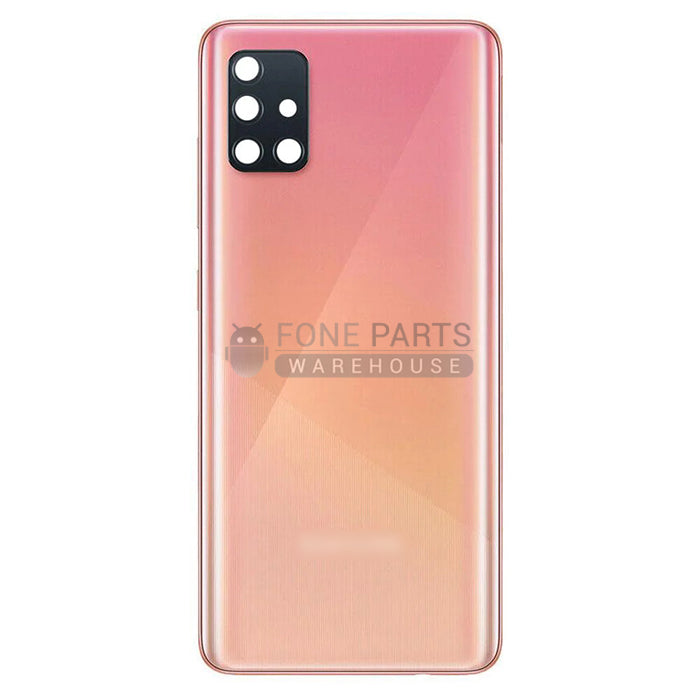 For Galaxy A51 (A515) Replacement Battery Back Cover [Prism Crush Pink]