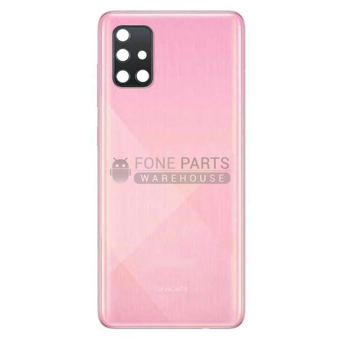 For Galaxy A71 (A715) Replacement Battery Back Cover [Prism Crush Pink]