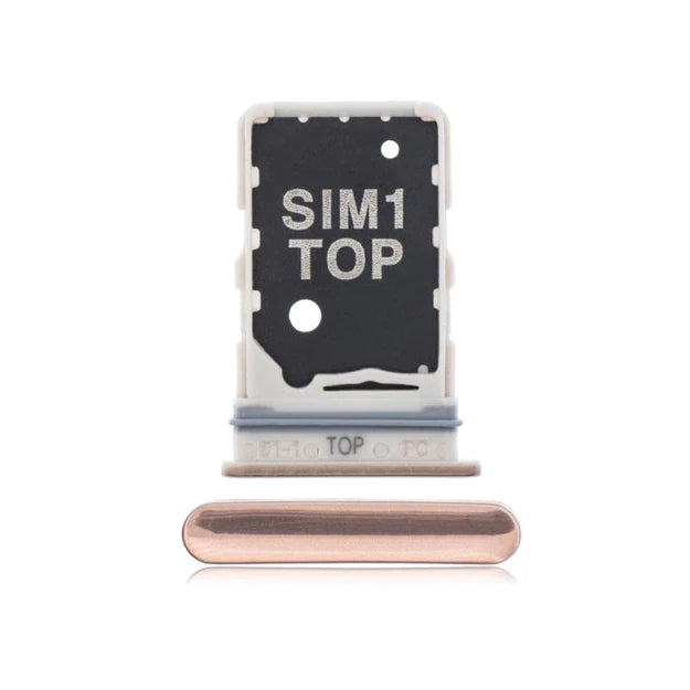 For Galaxy A80 (A805) Replacement Single Sim Card Holder [Angle gold]